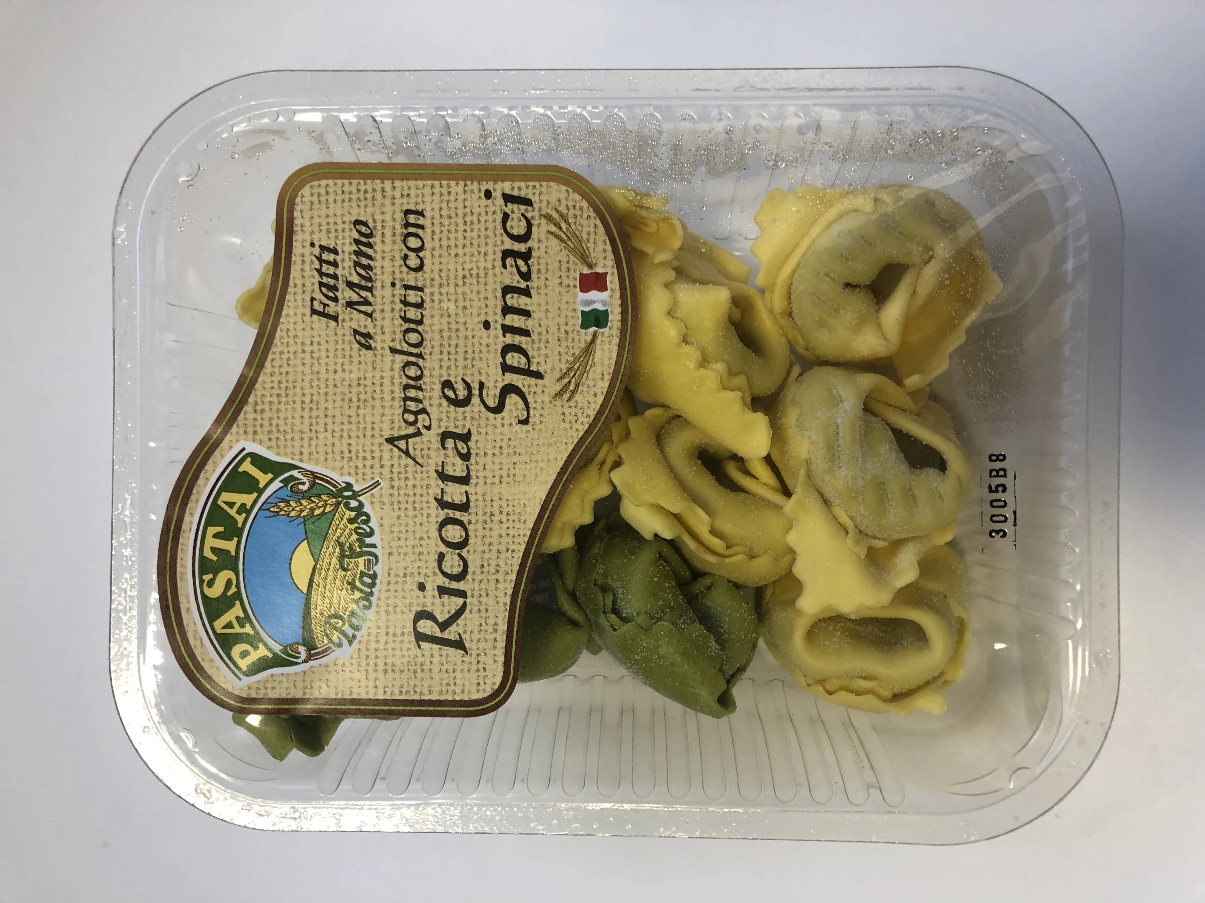 Agnolotti Caserecci con Ricotta e Spinaci