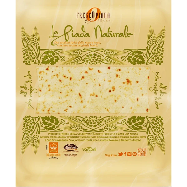 Piadina Naturale con Olio evo